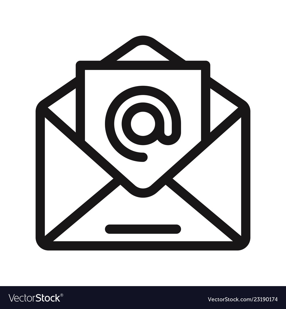 Email icon vector
